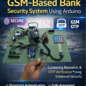 Arduino based bank security system with fingerprint authentication and GSM OTP verification setup