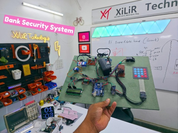 Bank Security System | Fingerprint + GSM OTP | Arduino Project