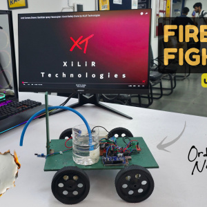 mbedded Fire Monitoring and Suppression Robot, Wireless Fire-Fighting Robot Using Arduino, Robotic Fire Response Unit, Self-Driven Fire Control System, Smart Flame Detection and Water Spraying Robot, Remote Fire Extinguishing Mobile Robot, Fire Rescue Robot with Water Pump, Autonomous Fire Guard Robot, Robot for Fire Detection and Control in Hazardous Zones, Wireless Fire-Fighting Robot Using Arduino,Solar Fire-Fighting Robot Using Arduino,Fire Fighting Robotic Car,Auto Fire Chaser and Extinguisher,Arduino Based Smart Fire Extinguisher Robot