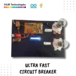 Ultra fast electronic circuit breaker using Arduino Nano, Arduino Nano based circuit breaker project, microcontroller based overcurrent protection system, smart electronic circuit breaker project, digital circuit breaker using ATmega328P,