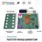 Piezoelectric footstep power generation system Arduino project working model