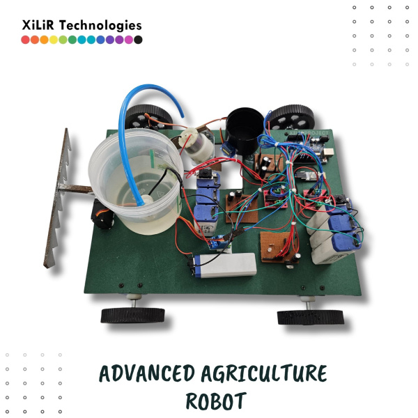 Solar Agriculture Robot (Agribot) project using arduino Arduino based bluetooth farming robot, smart irrigation and seed sowing robot, agriculture robot with pesticide and ploughing, robotics project for agriculture students, major project on smart farming,