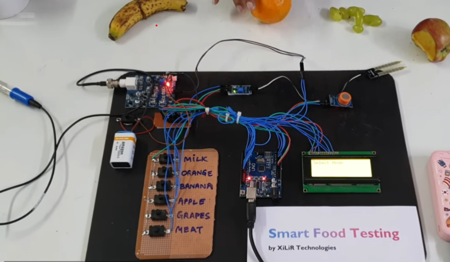 FOOD SPOILAGE DETECTION SYSTEM USING ARDUINO