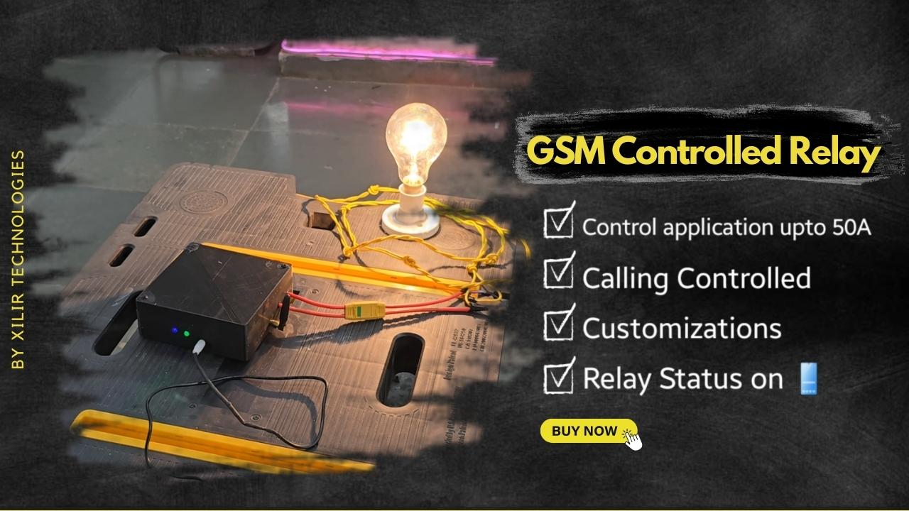 GSM Controlled Relay through Calling