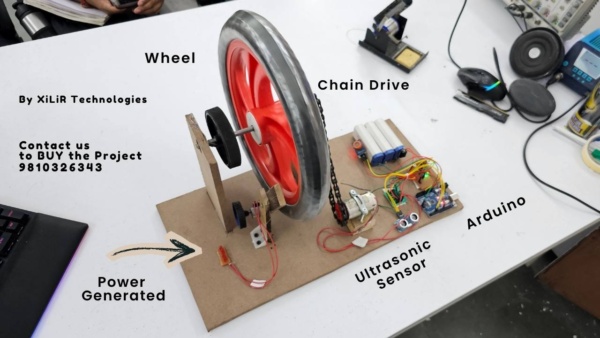 Advanced regenerative braking system with ABS and alcohol detection using Arduino. EV safety project kit with report, circuit, code and documentation for students.