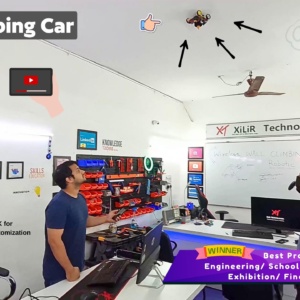 wall climbing robot project for students, suction based wall climbing car, bluetooth controlled wall climbing car, diy wall climbing robot kit, arduino based climbing robot project, robotics project for engineering students,