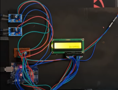 visitors counter using arduino, real image