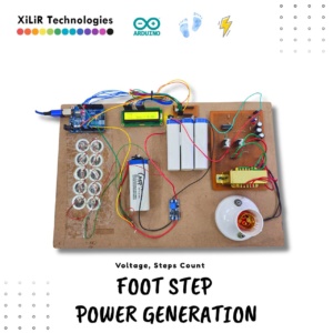 Footstep Power Generation with Step Count using Arduino | Science Exhibition & Student Competition Project