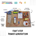Eco-Power Steps: Footstep Power Generation with Real-Time Step Counting & Voltage Display