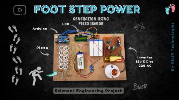 Footstep Power Generation with Step Count using Arduino | Science Exhibition & Student Competition Project