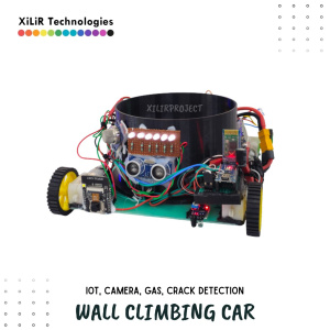 IOT Wireless Wall Climbing Car with LPG, CO Detection & Camera Surveillance - Image 3