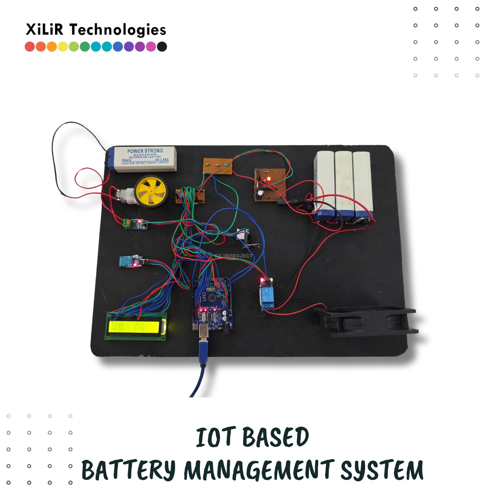 IoT-Based Battery Management System (BMS) using Arduino