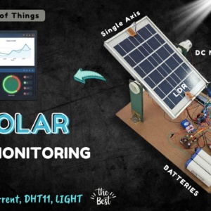 IoT Based Single Axis Solar Panel Tracking and Monitoring System using Arduino UNO with LDR sensors, DC motor, DHT11 and ThingSpeak cloud integration.