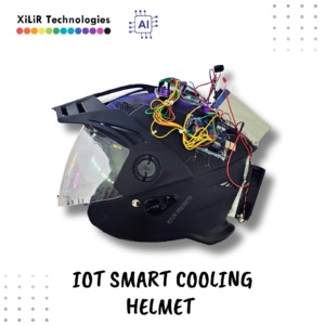 IoT & AI Smart Cooling Helmet using Arduino & Peltier