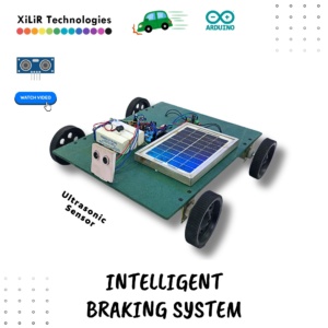 ABS Intelligent Braking System using Arduino project kit for engineering students with circuit and code