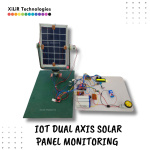 IoT based dual axis solar panel tracking system block diagram using Arduino UNO with L293D motor driver and two DC motors