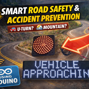 Smart Road Safety System for Accident Prevention on Mountain and Curved Roads Vehicle Detection and Warning System for Blind Curves Using Embedded Technology