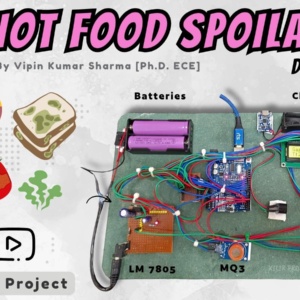 IoT Food Spoilage Detection System, MQ-3 Sensor, Smart Food Sensor, Xilir Projects, Vipin Kumar Sharma