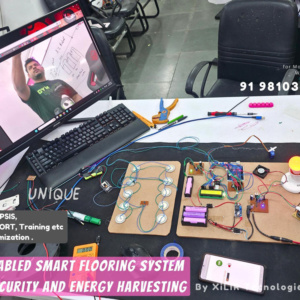 The IoT-Enabled Smart Anti-Theft Flooring with Footstep Energy Harvesting system is based on the fundamental principle of piezoelectricity, combined with embedded systems and Internet of Things (IoT) technologies.