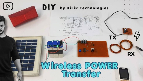 Solar-based wireless power transfer system using CD4047, IRF540 and inductive coils for efficient contactless energy transmission. Ideal engineering project.