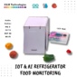 IoT and AI based smart refrigerator for food spoilage detection using ESP32 MQ3 gas sensor with LCD display and IoT monitoring system