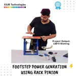 Hybrid Footstep Power Generation System Using Rack and Pinion and Piezoelectric Sensors