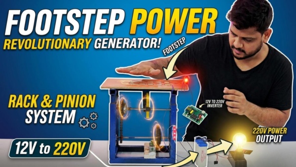 Power Generation System Using Rack & Pinion