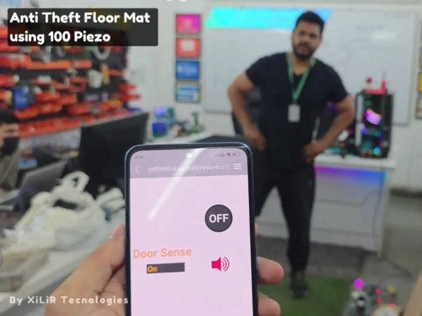 IoT self powered anti theft floor mat using piezoelectric sensors and Arduino energy harvesting and intrusion detection system