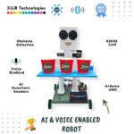AI Voice Controlled Robot project using Arduino with ultrasonic sensor